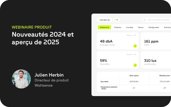 Nouveautés Wattsense 2024 et aperçu 2025