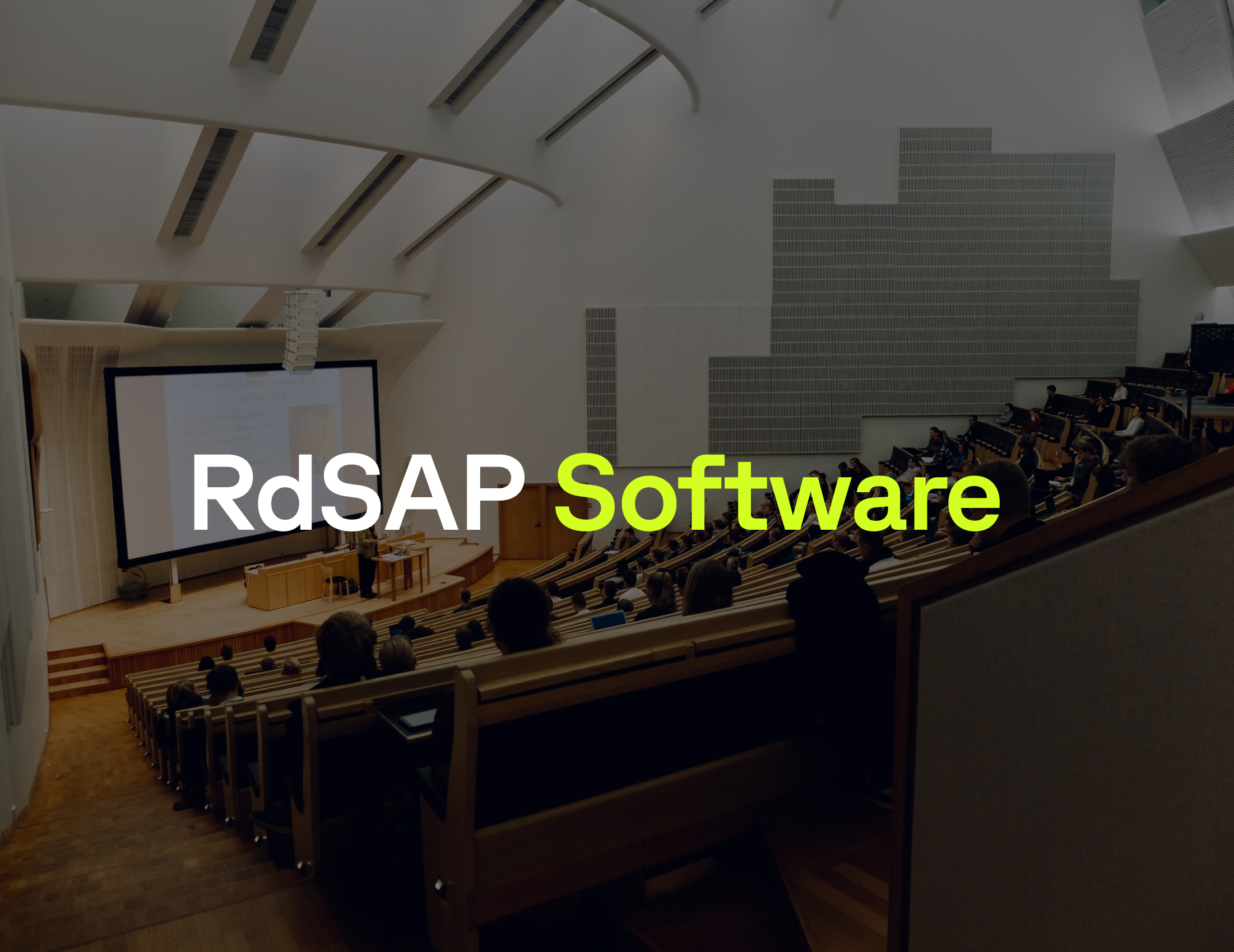 Understanding RdSAP Software & Data Collection - Wattsense