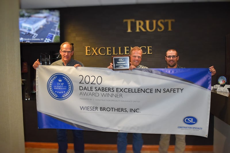 Recognition for Excellence in Safety