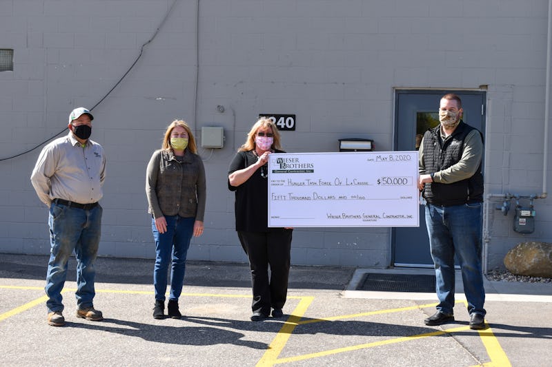 Wieser Brothers Donates to Hunger Task Force