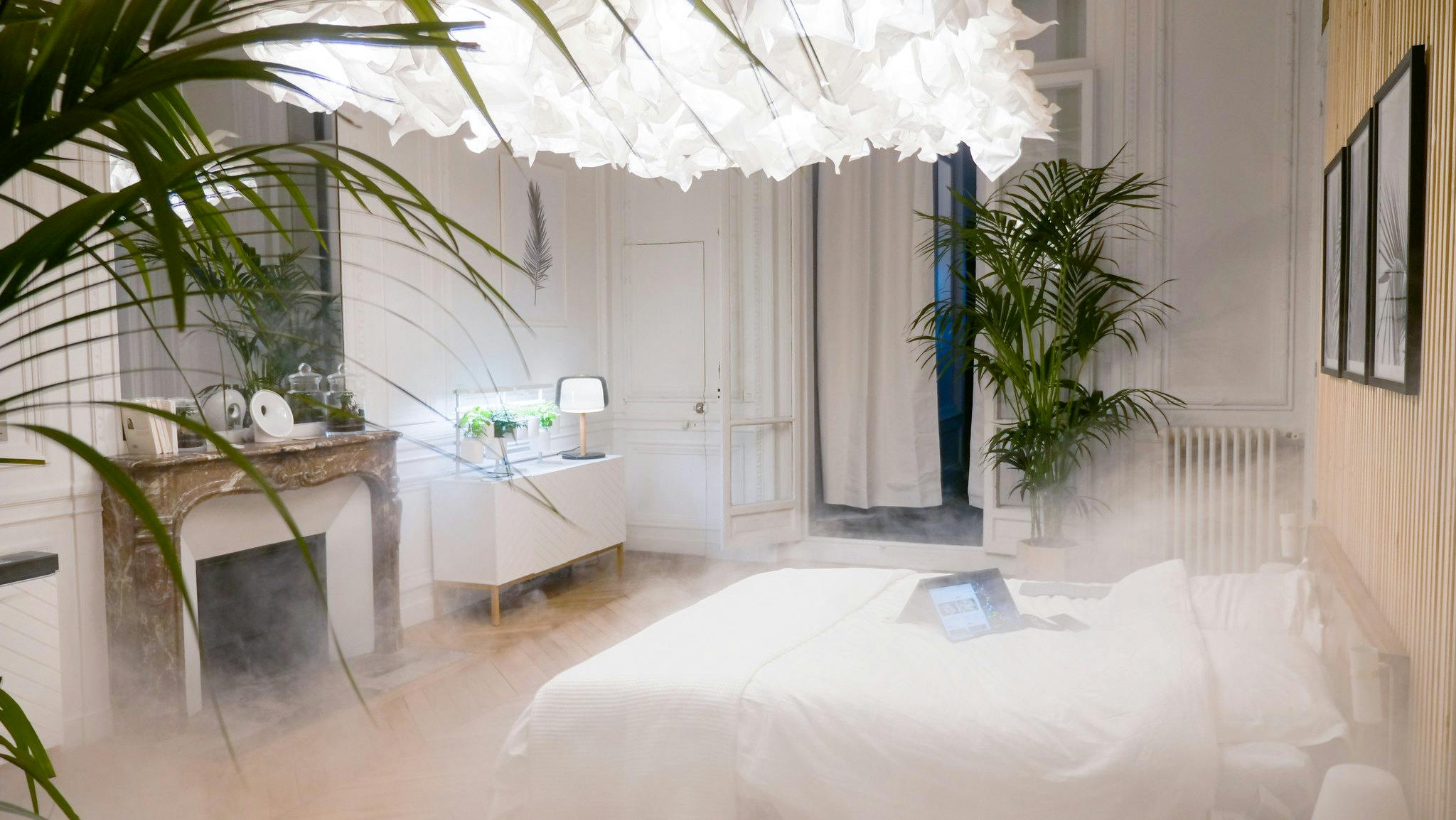 installation chambre avec fumée pour l'appartement du futur fnac darty