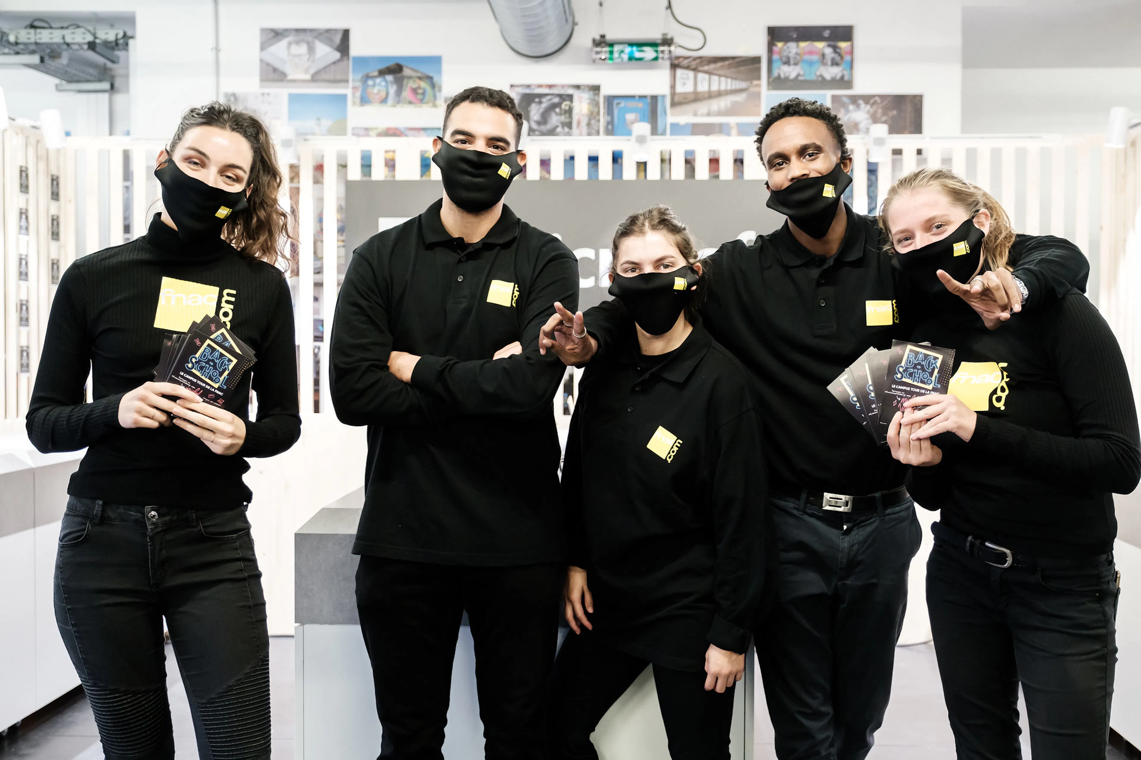 Team du Fnac Campus Tour