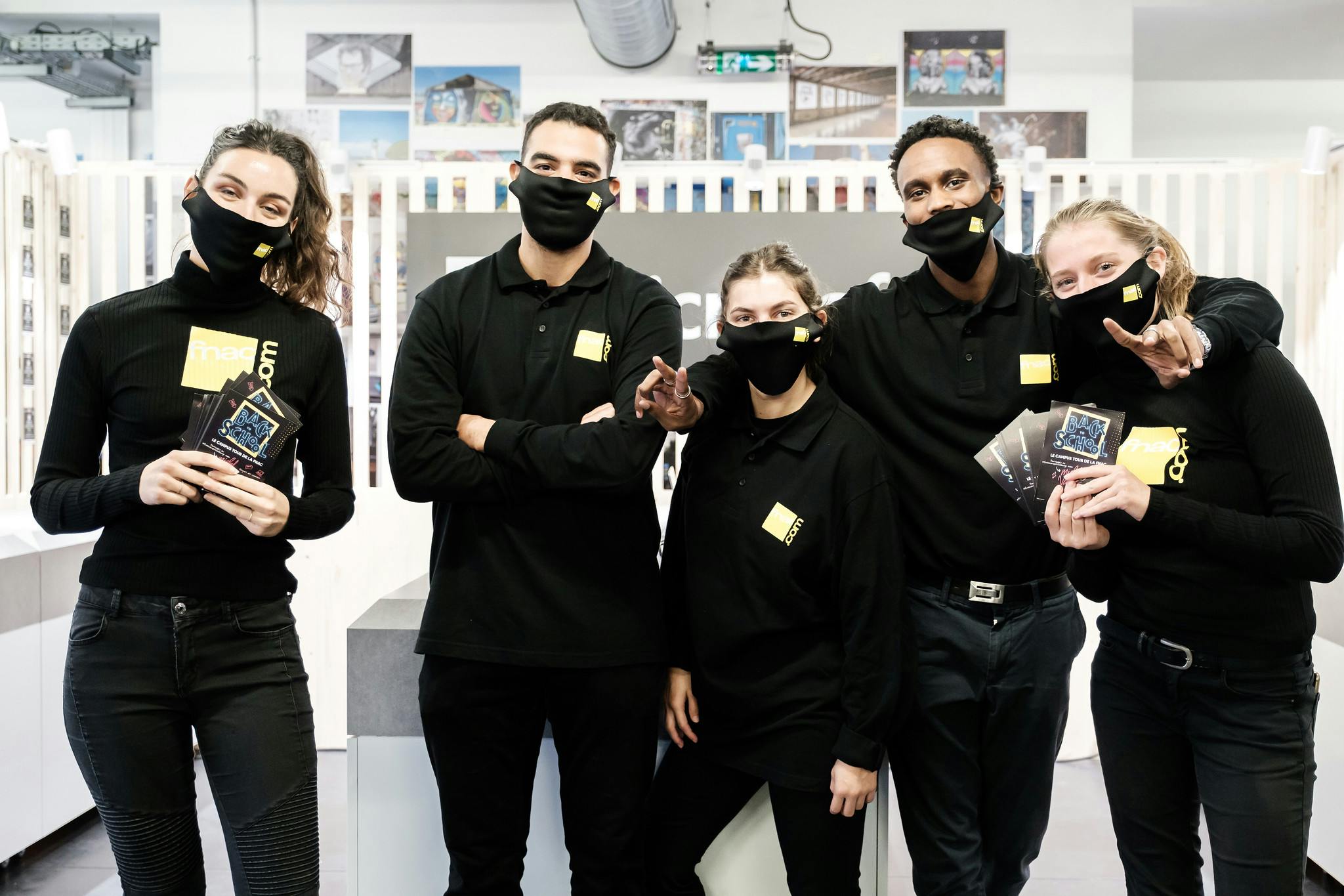 Team du Fnac Campus Tour
