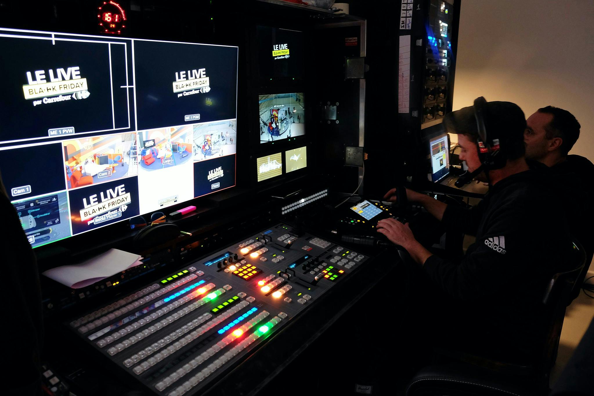 coulisses du live black friday de carrefour