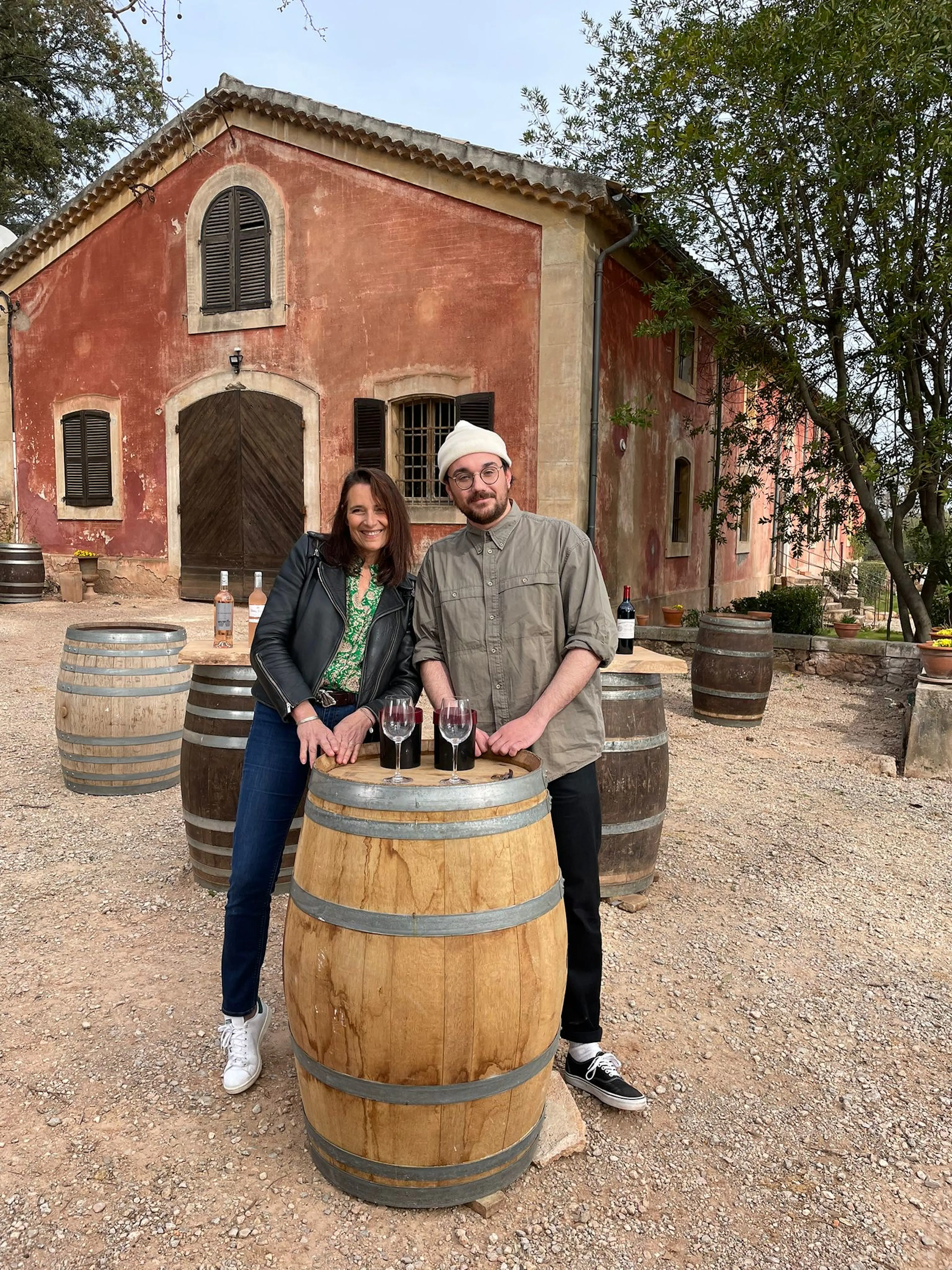 whoogy's et Karine Valentin au chateau saint martin