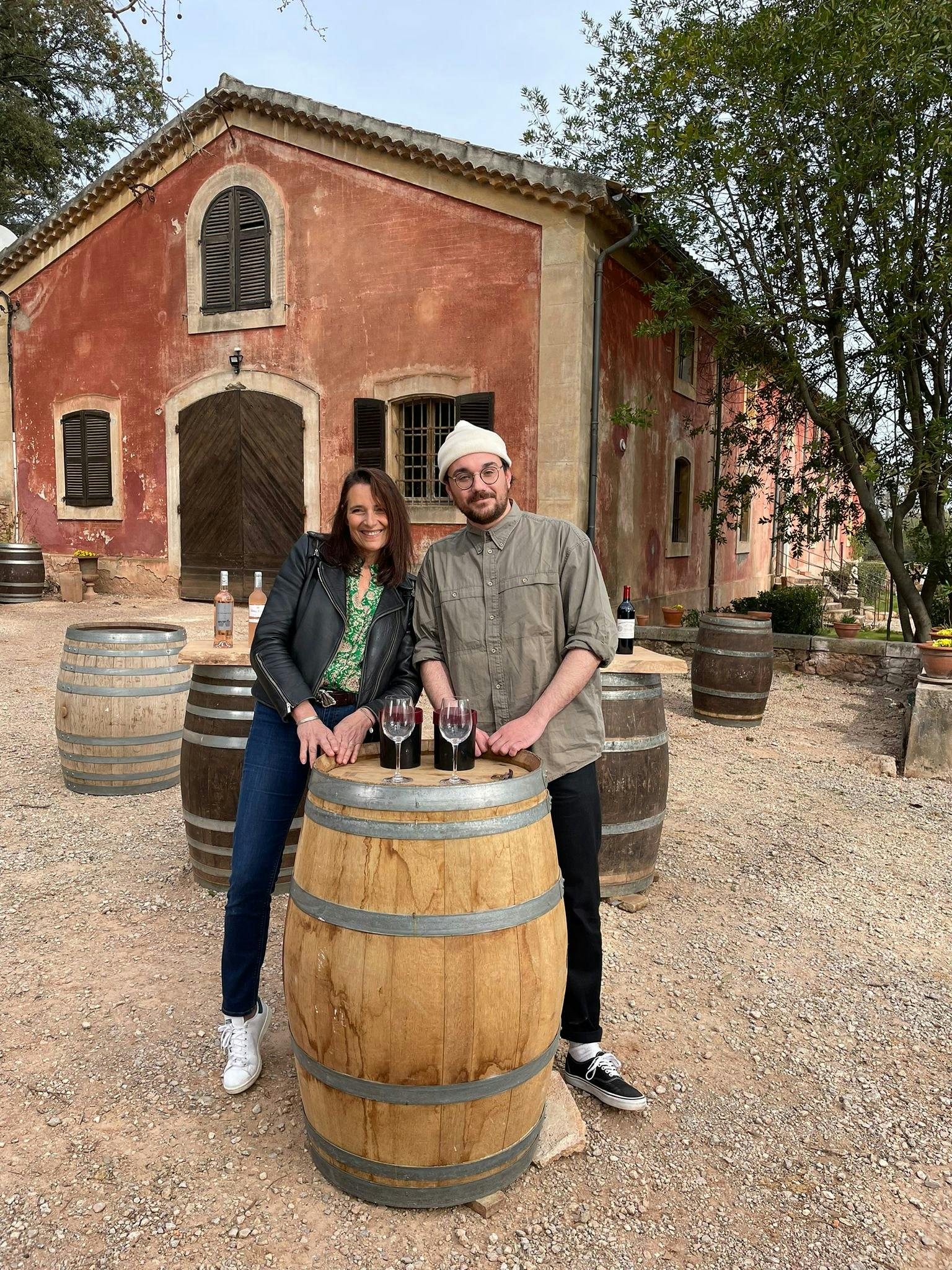 whoogy's et Karine Valentin au chateau saint martin