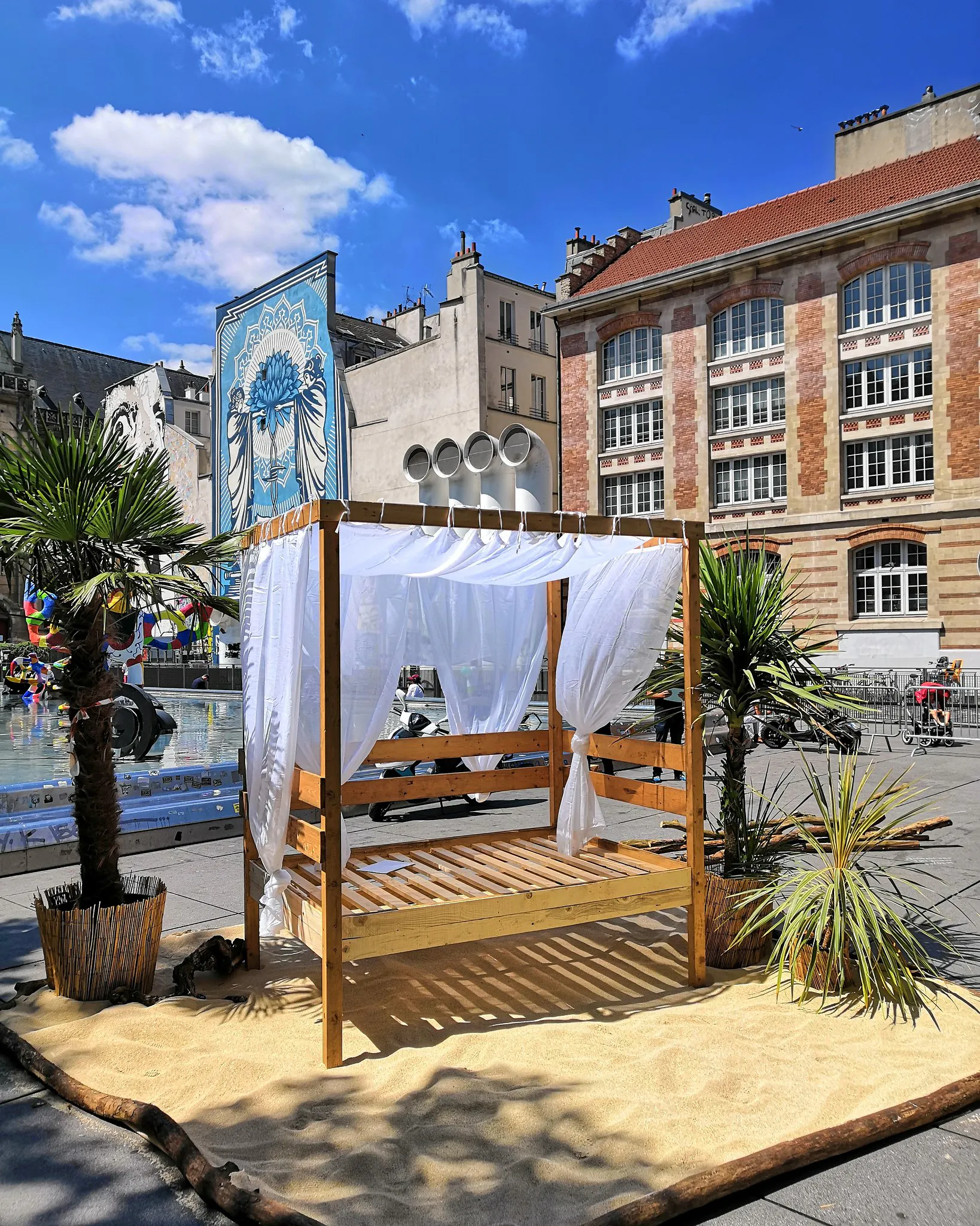 day bed pour installation corona parley