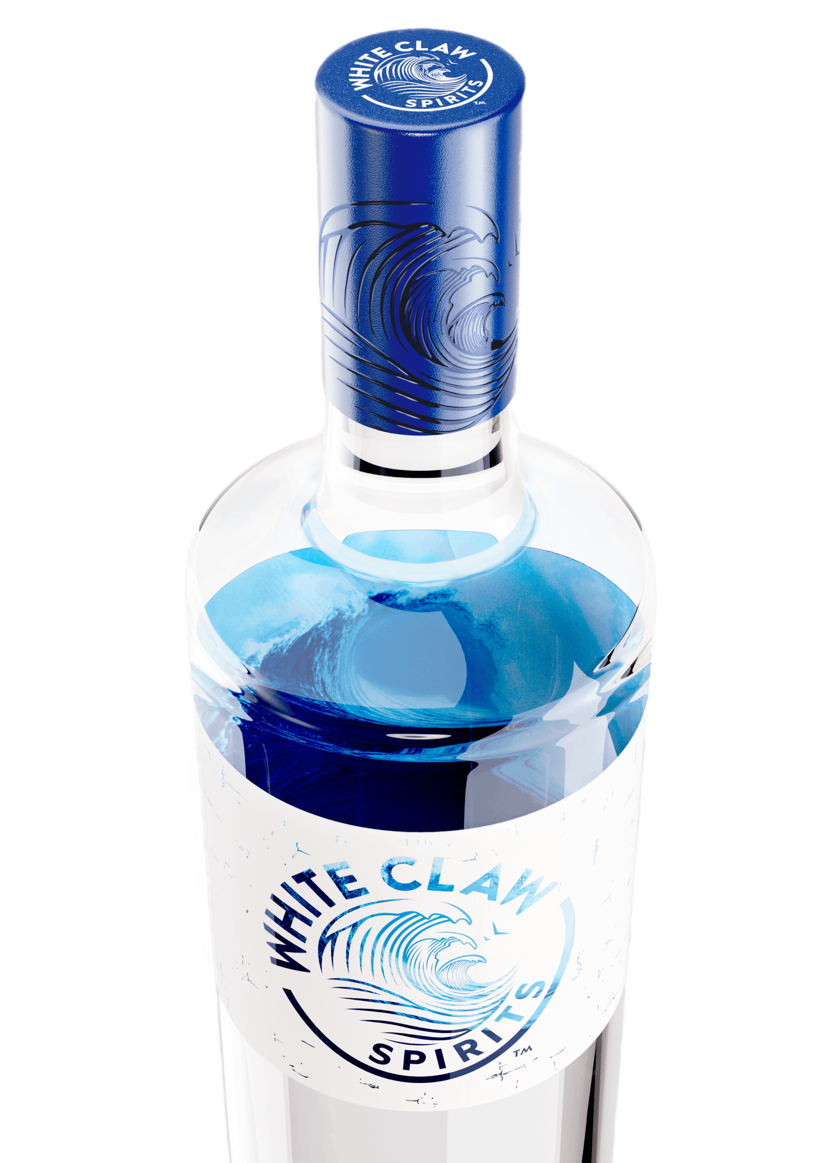 White Claw Vodka Bottle