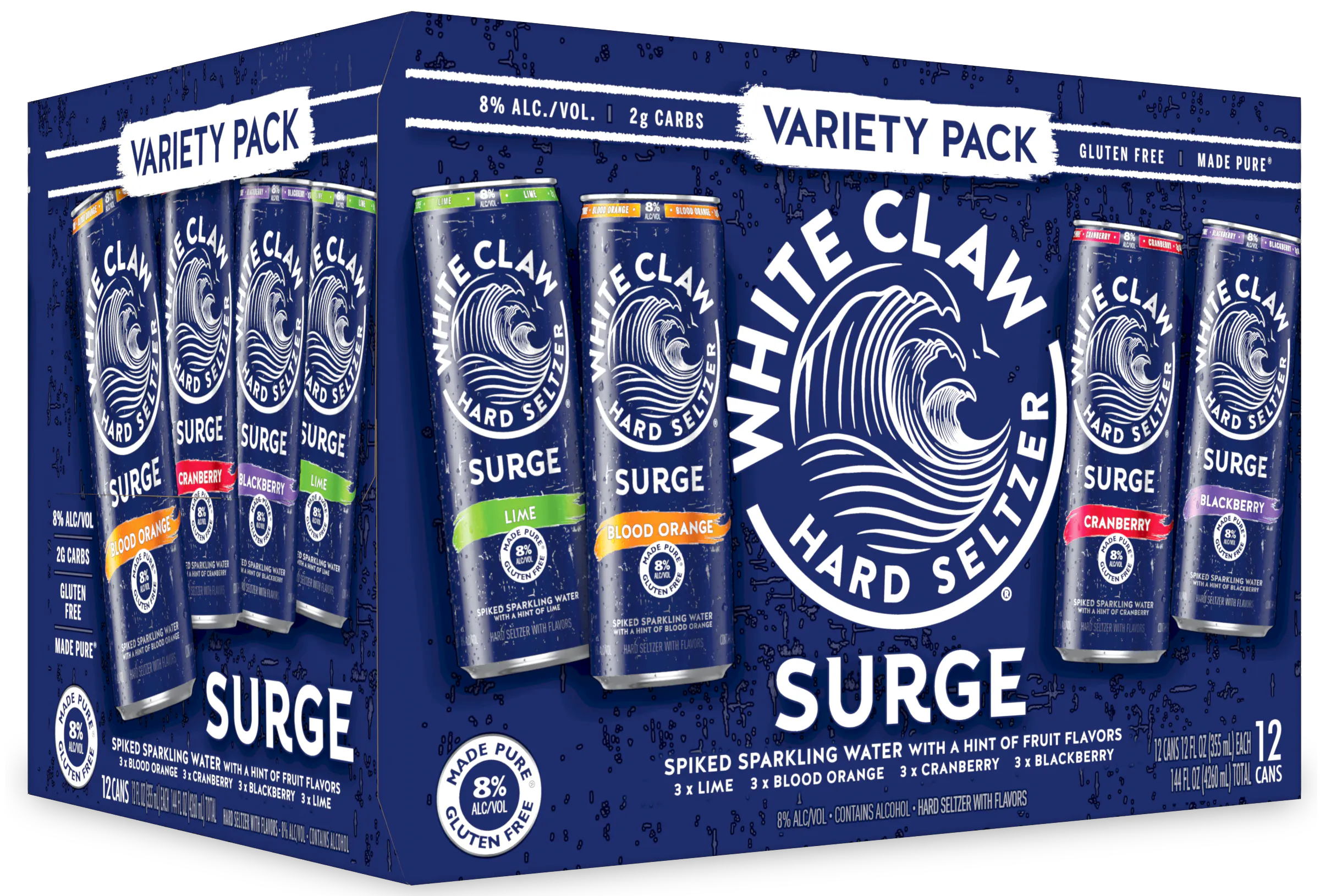 White Claw® Surge Variety Pack | White Claw® Hard Seltzer