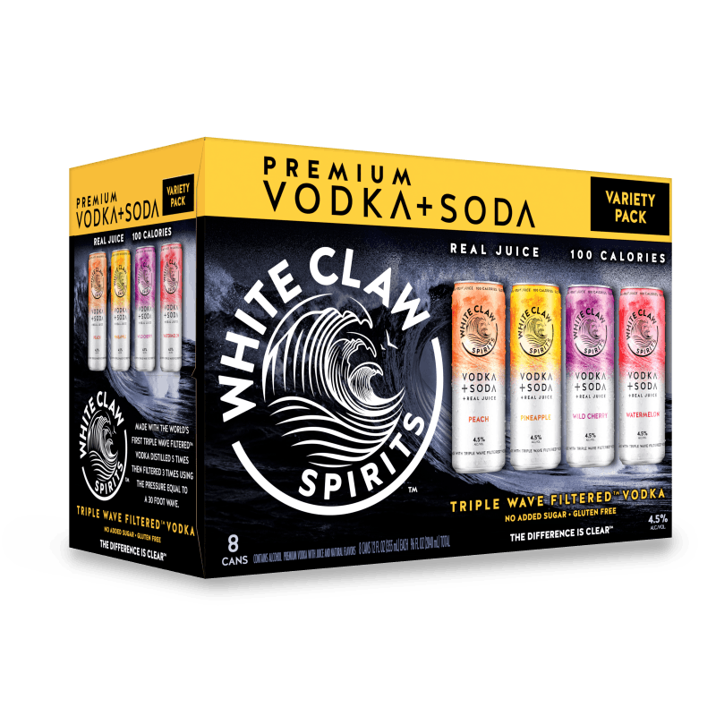 White Claw® Spirits  Vodka + Soda Variety Pack