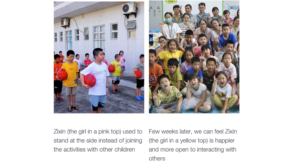 Famiy-Friendly Spaces activity - the story of Zixin