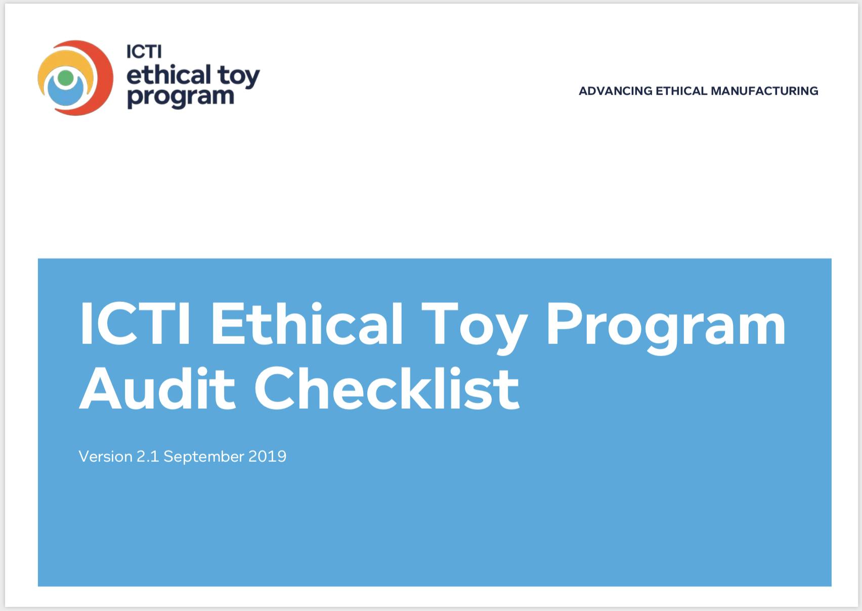 icti-ethical-toy-program-audit-checklist