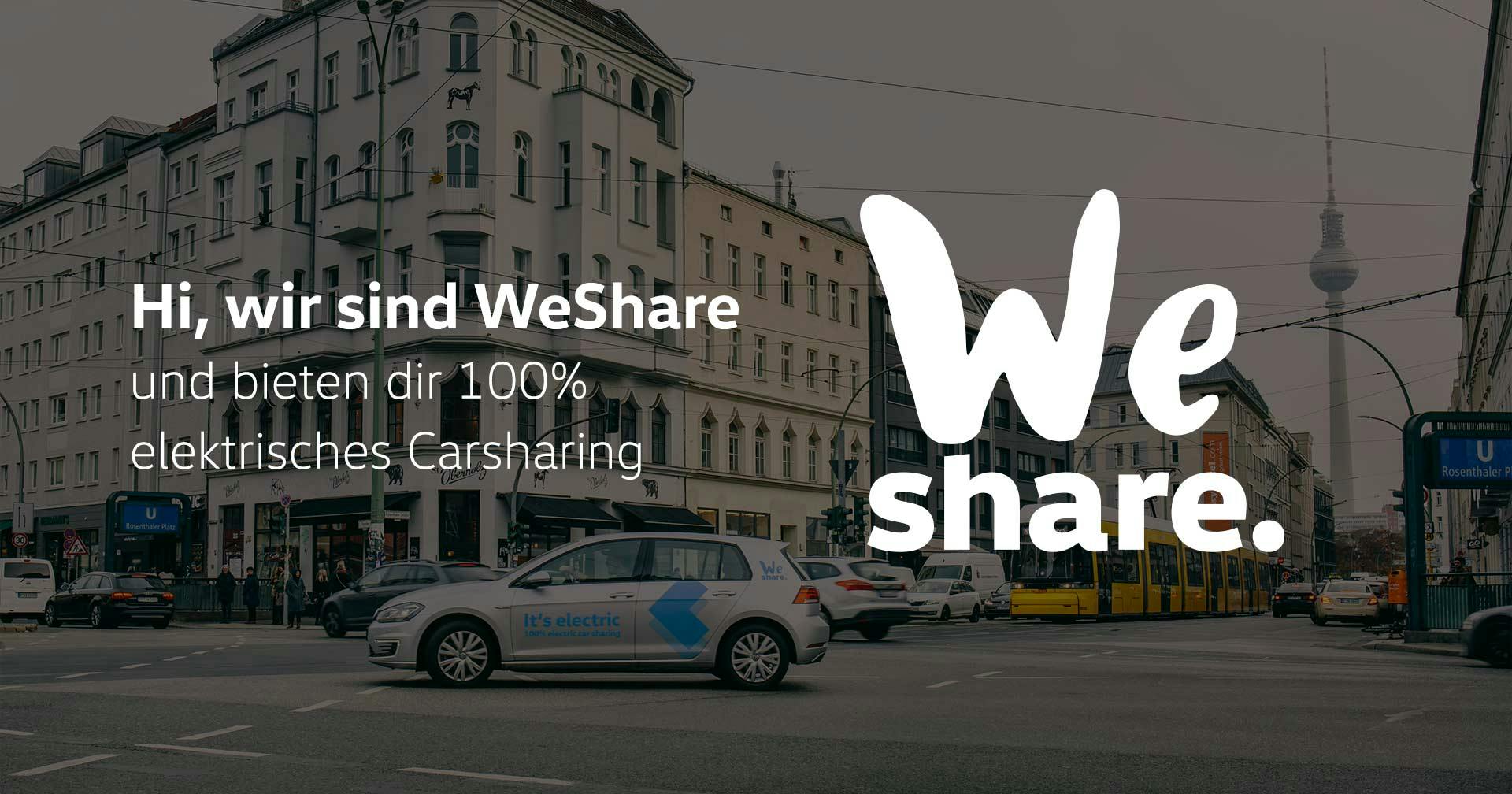 Weshare 100 Elektrisches Carsharing 1500 E Golf Berlin