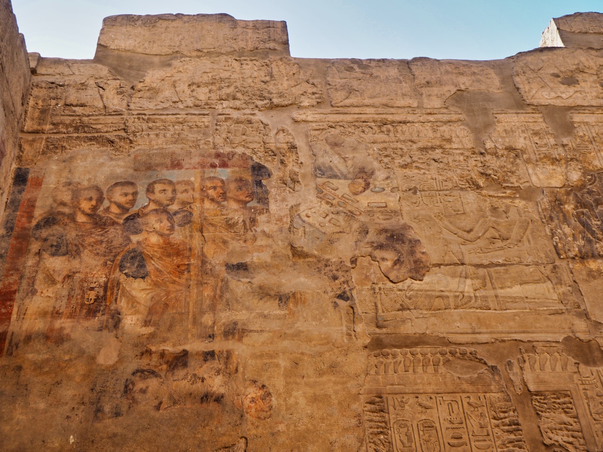A blend of religions on display at Luxor Temple