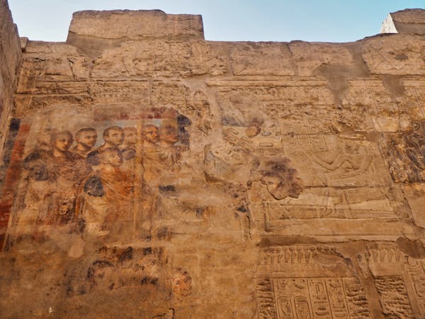 A blend of religions on display at Luxor Temple
