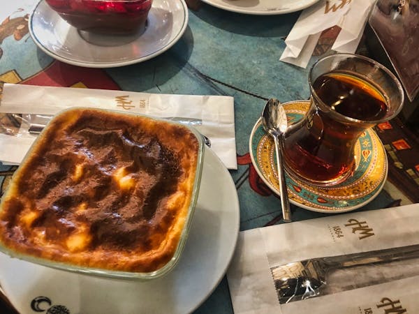 pudding and tea