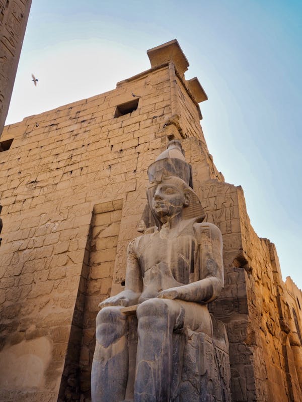 Statue of Ramses II at Luxor Temple