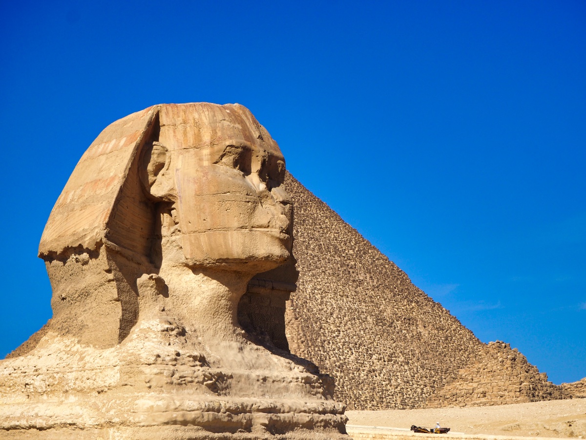 The Great Sphinx/Pyramid of Khufu