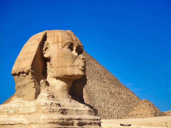 The Great Sphinx/Pyramid of Khufu
