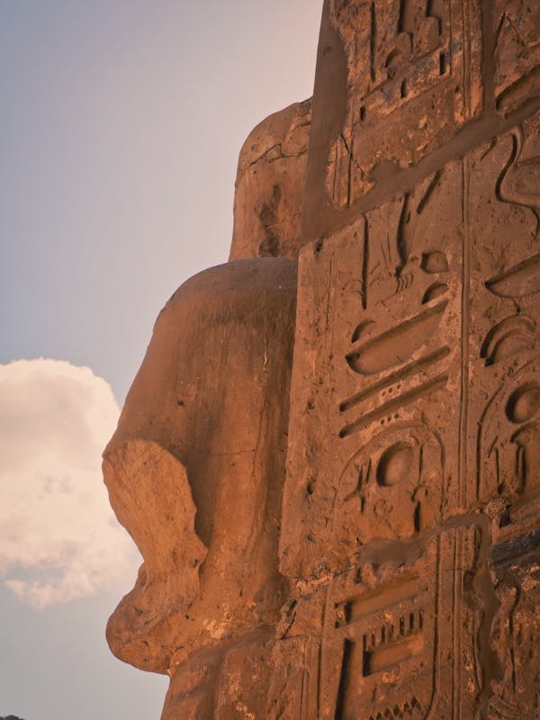 Giant statue keeping guard