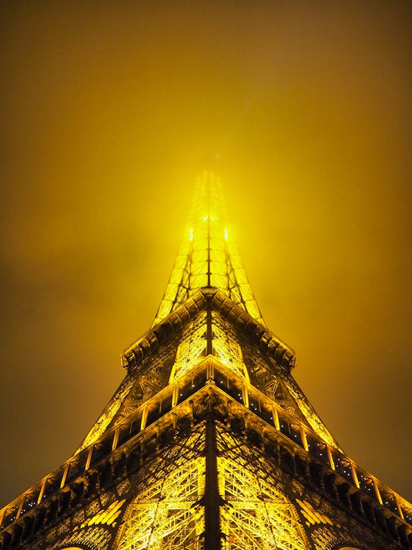 Eiffel Tower in the fog