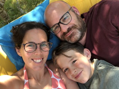 Our family on the last day in Thailand 