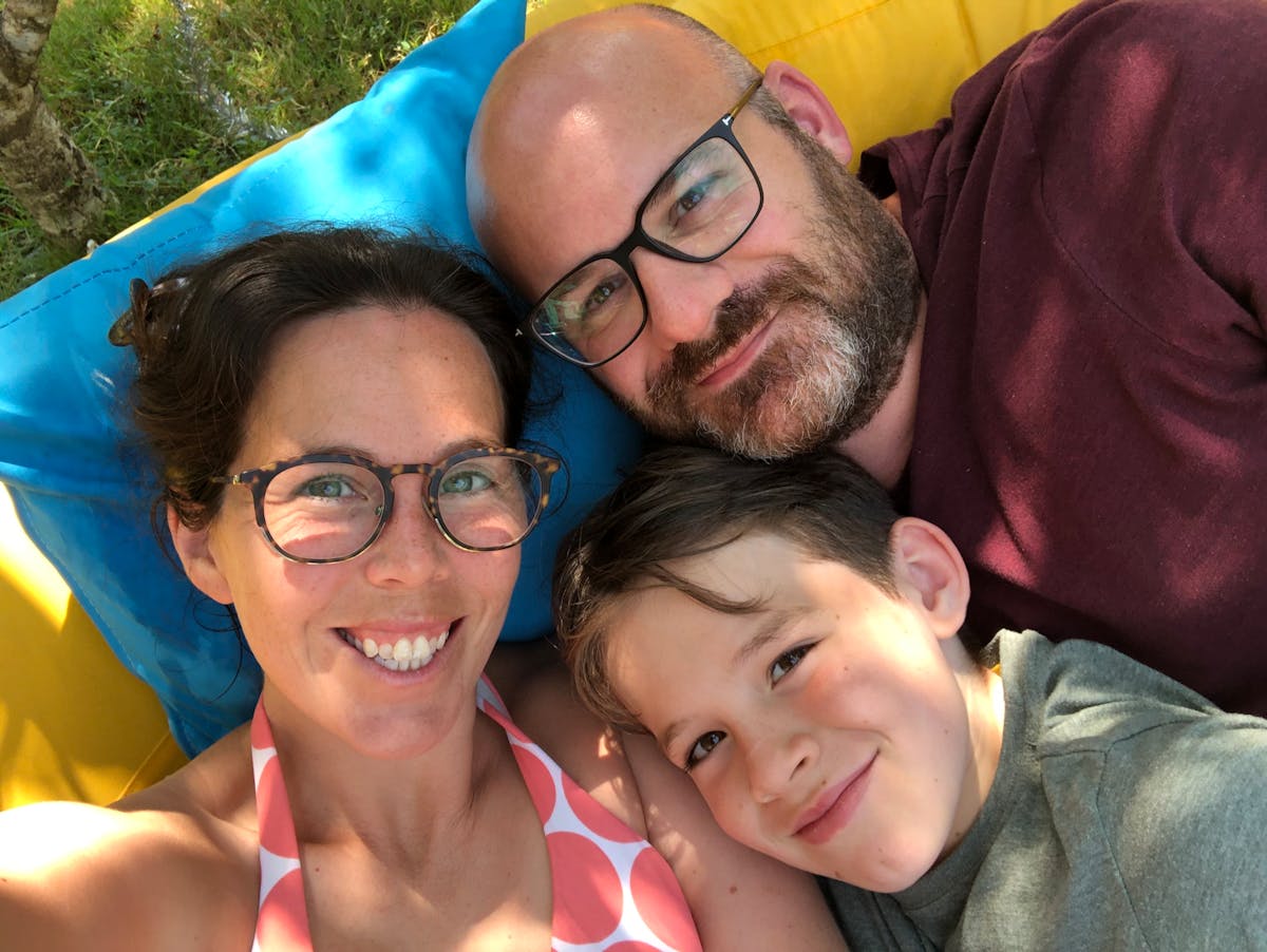 Our family on the last day in Thailand 