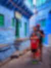 Among the blue in Jodhpur