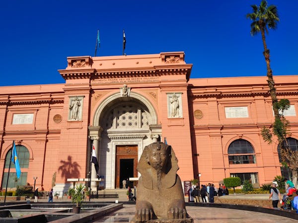 The outside of The Egyptian Museum