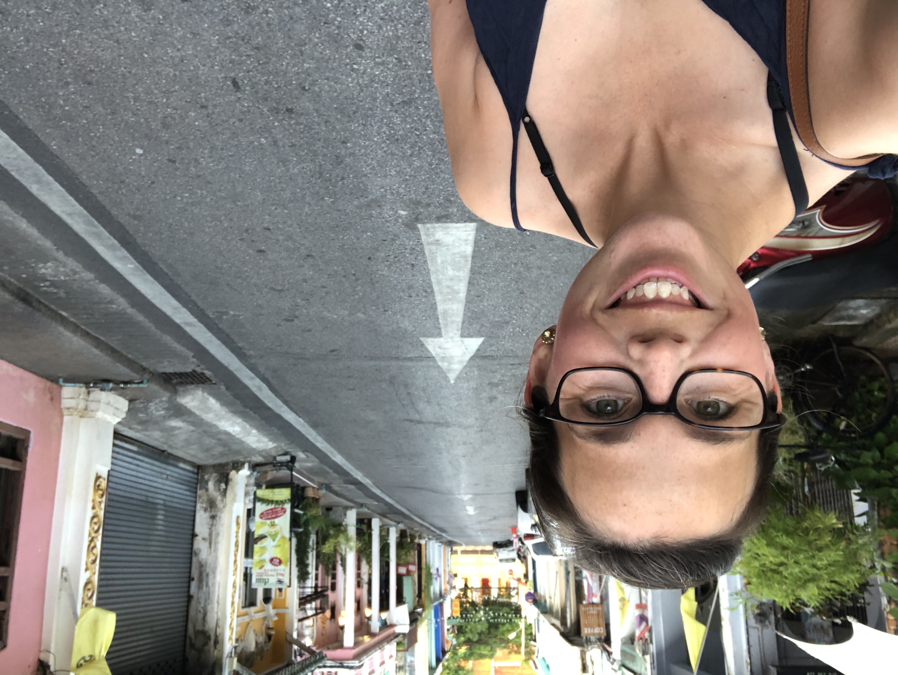 Empty streets of Old Phuket City 