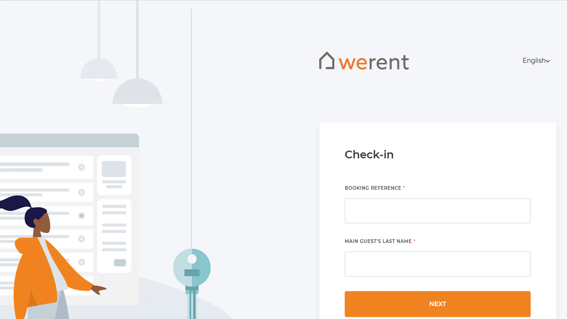 Our online check- in is a very easy tool which will safe a lot of time for you.