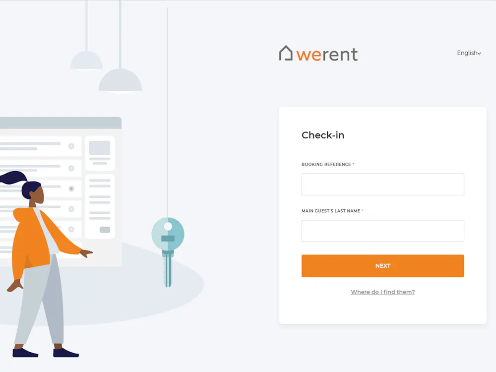 Our online check- in is a very easy tool which will safe a lot of time for you