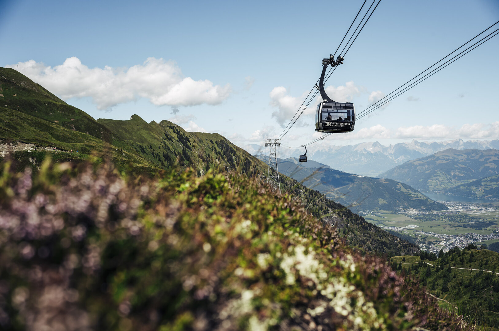 Kaprun in summer with 3k ski lift. Find your holiday home with we.rent