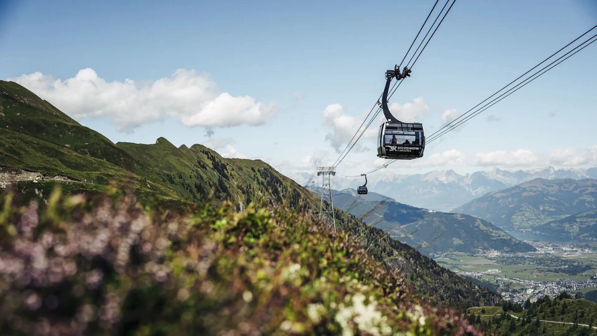 Kaprun in summer with 3k ski lift. Find your holiday home with we rent apartments