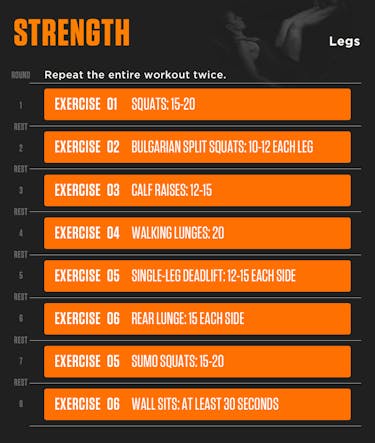 How to create your own workout plan and save money: strength training for legs