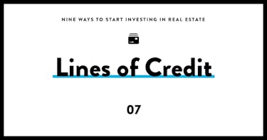real estate investing for dummies 07 lines of credit