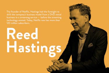 What is a visionary leader? Netflix's Reed Hastings on being a visionary leder