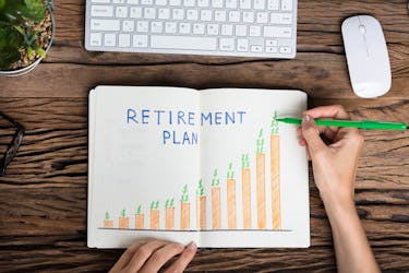 Retirement plan chart - save for retirement