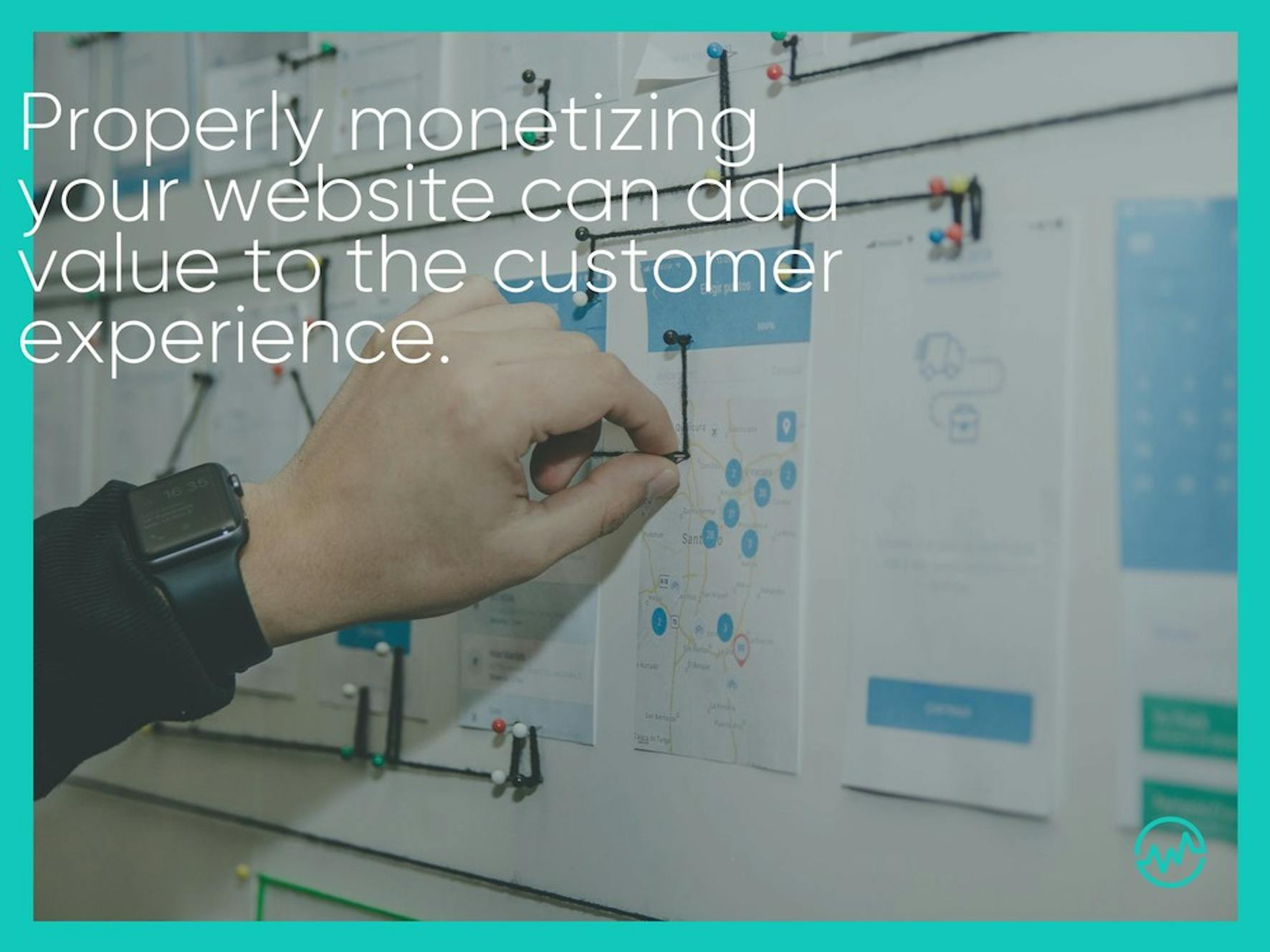 An entrepreneur planning a strategy to monetize a website