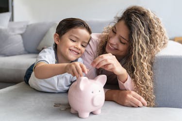 What to do with a tax refund: a woman saving for her child's future