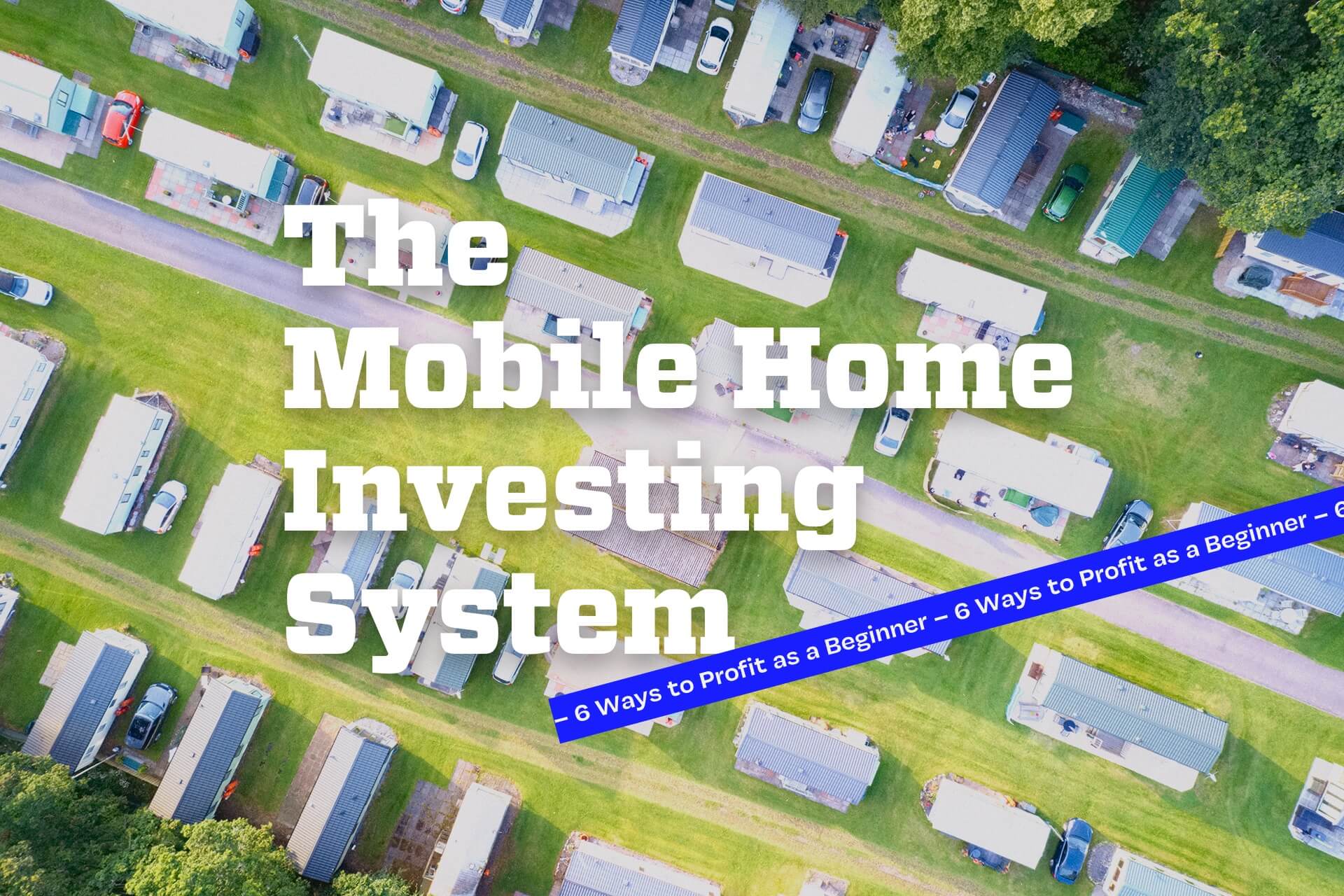 how to buy a mobile home with no money down