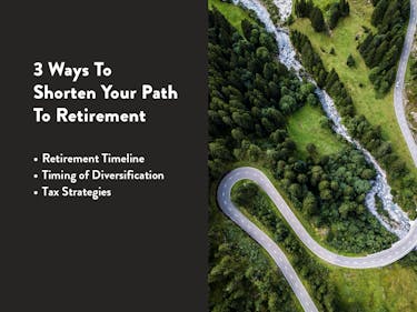 How to shorten your path to retirement