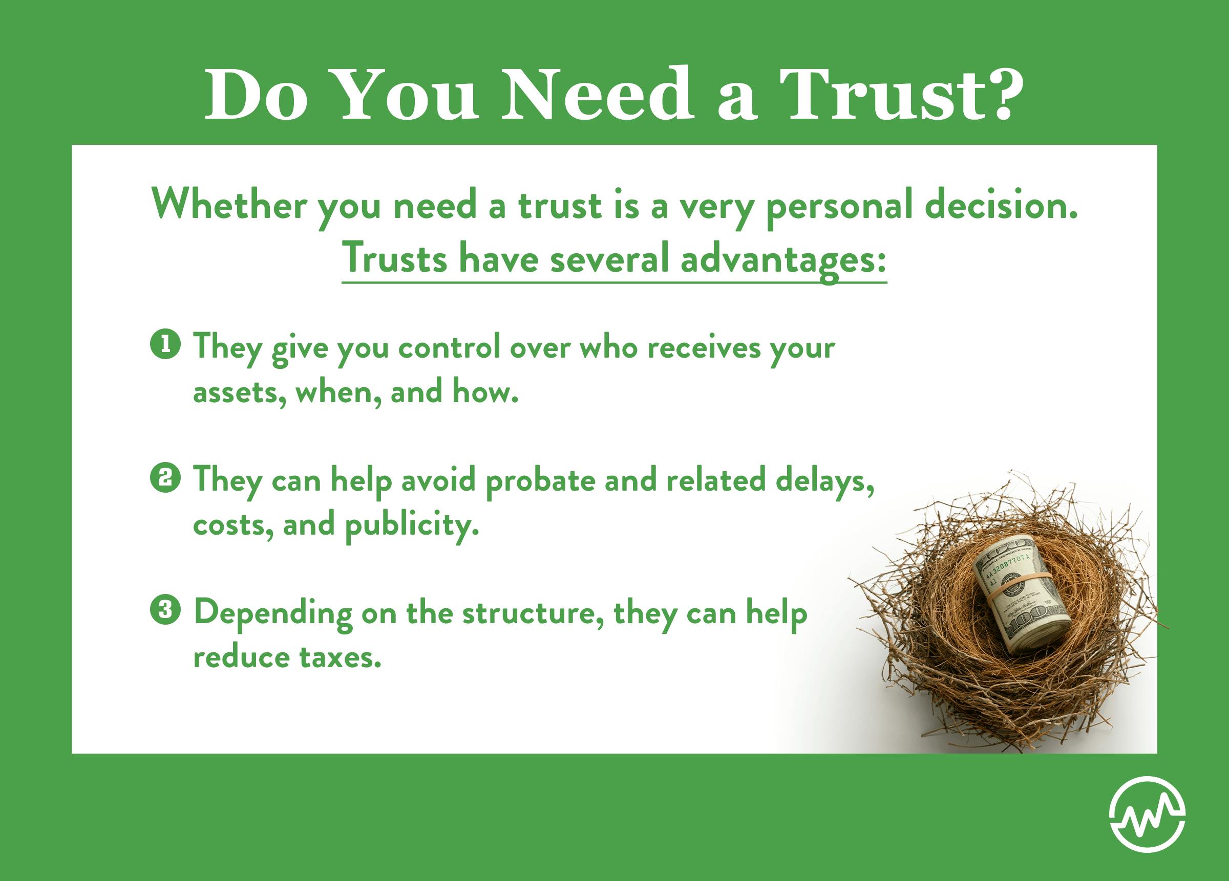 at what net worth should you consider a trust