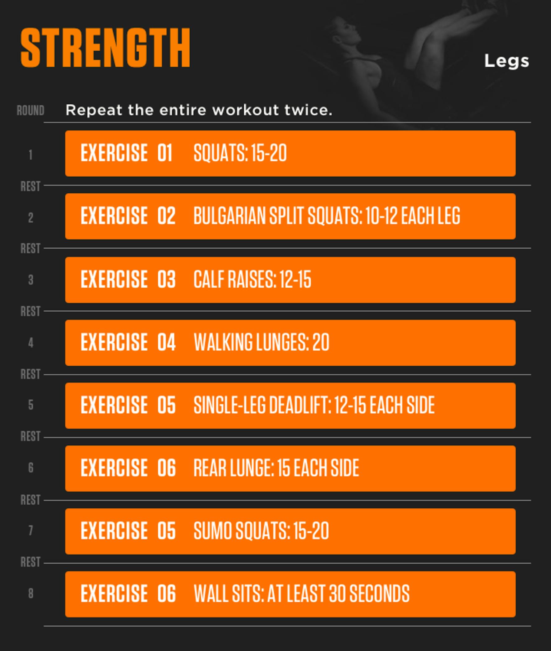 How to create your own workout plan and save money: strength training for legs