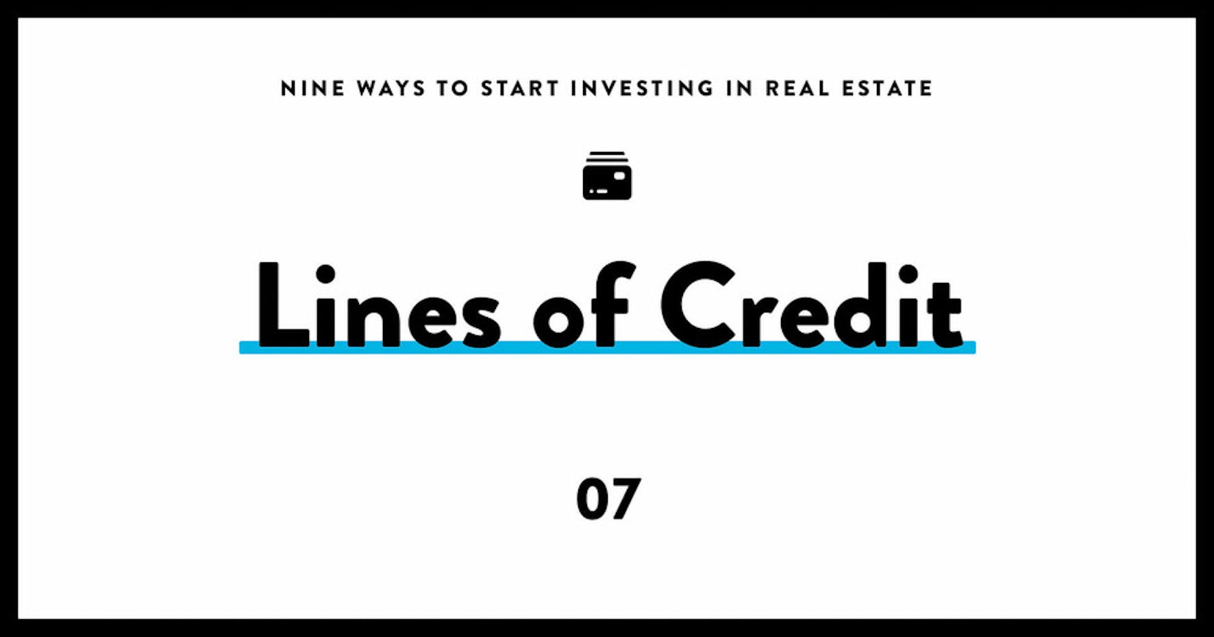 real estate investing for dummies 07 lines of credit