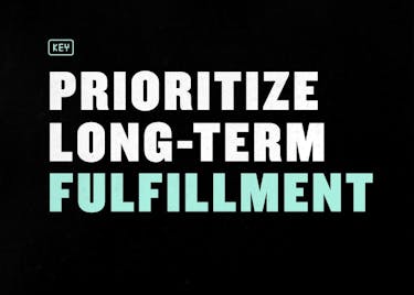 Long-term fulfillment is a key benefit of smart goal setting