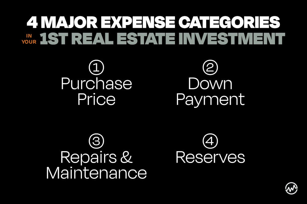 4 Major expense categories for your first real estate investment