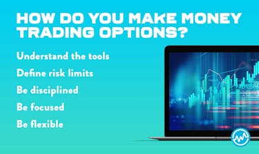 Explaining how to make money trading options