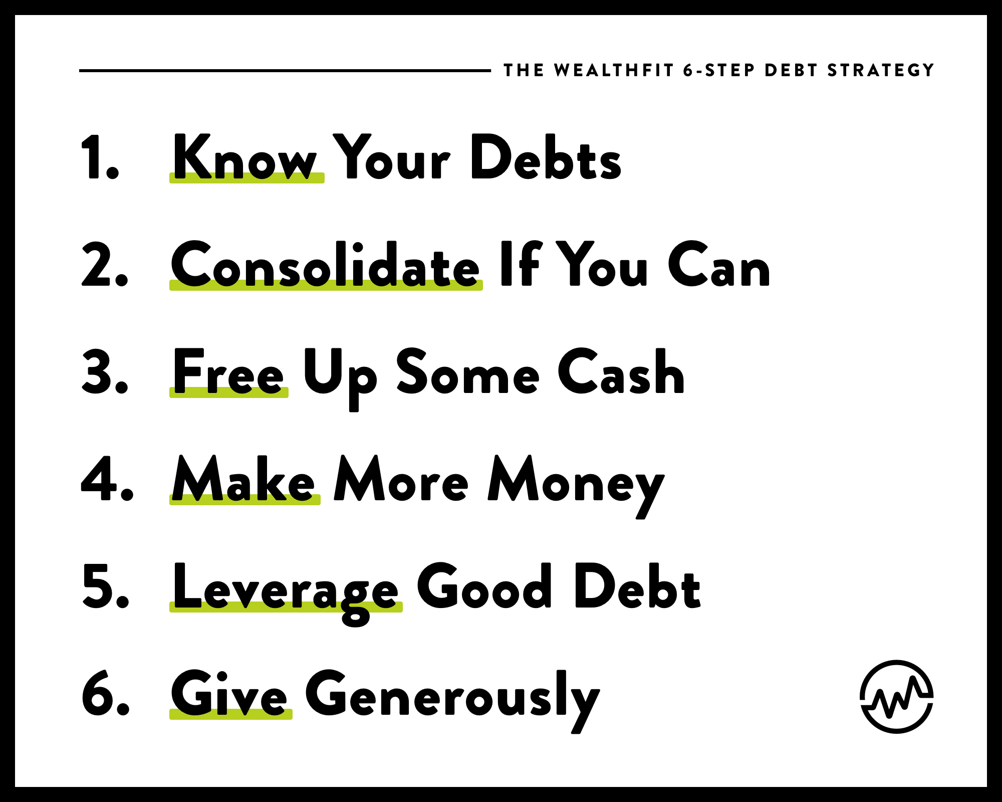 How To Get Out Of Bad Debt For Good - WealthFit