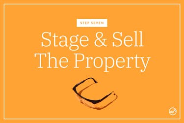 Flipping a house step 7: stage and sell the property